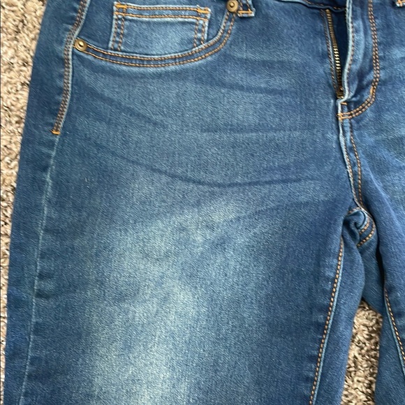 SO Women's Dark Blue Stretchy Denim Bermudas - Picture 3 of 8